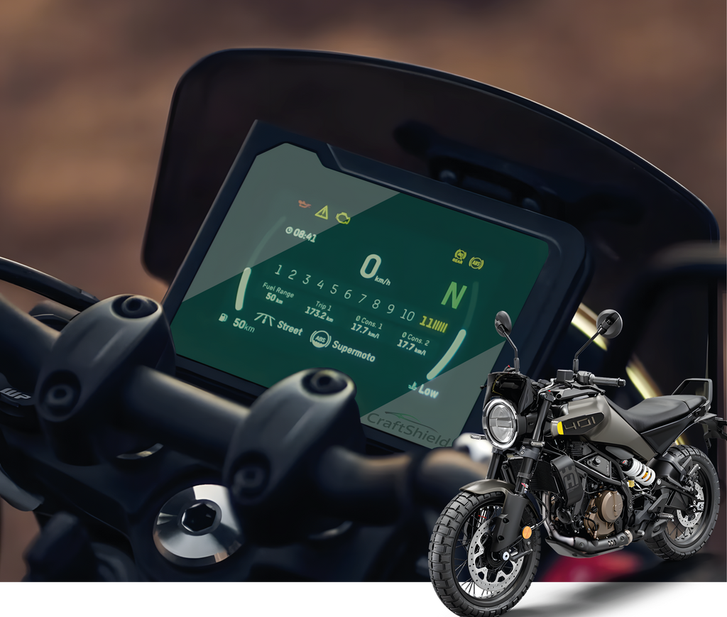 Husqvarna Svartpilen / Vitpilen 401 (2024-2026) Uyumlu 5" Tft 9h Nano Ekran Koruyucu