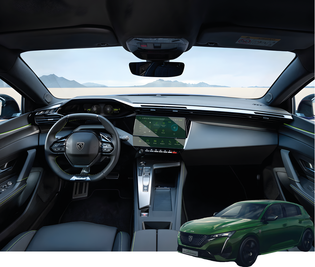 Peugeot 308 Gt (2022-2025) Uyumlu Multimedya 9h Nano Ekran Koruyucu