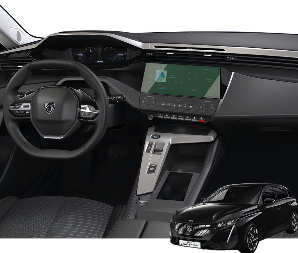 Peugeot 308 Prime / Allure (2022-2026) Uyumlu 10" Multimedya 9h Nano Ekran Koruyucu