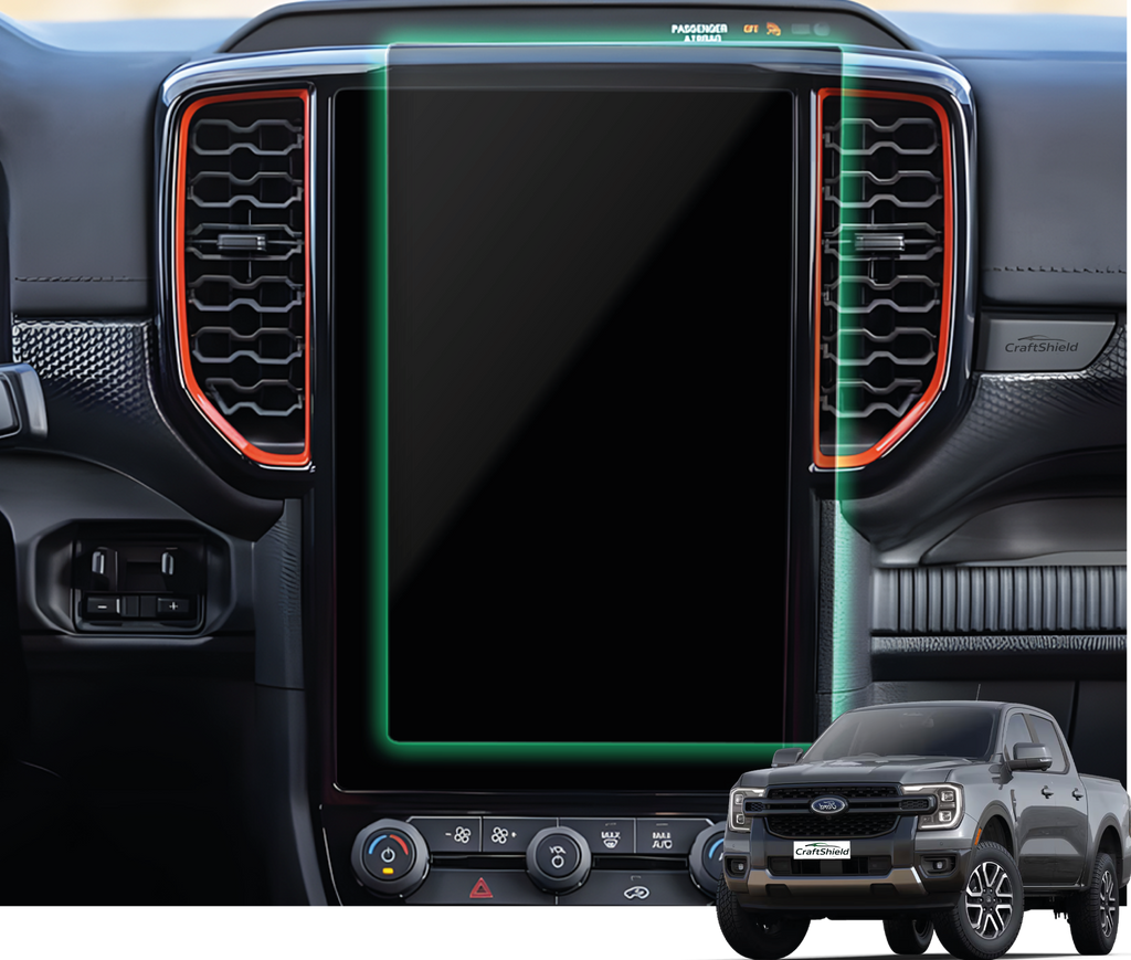 Ford Ranger Wildtrak / Wildtrak x (2023-2026) Uyumlu 12" Multimedya 9h Nano Ekran Koruyucu