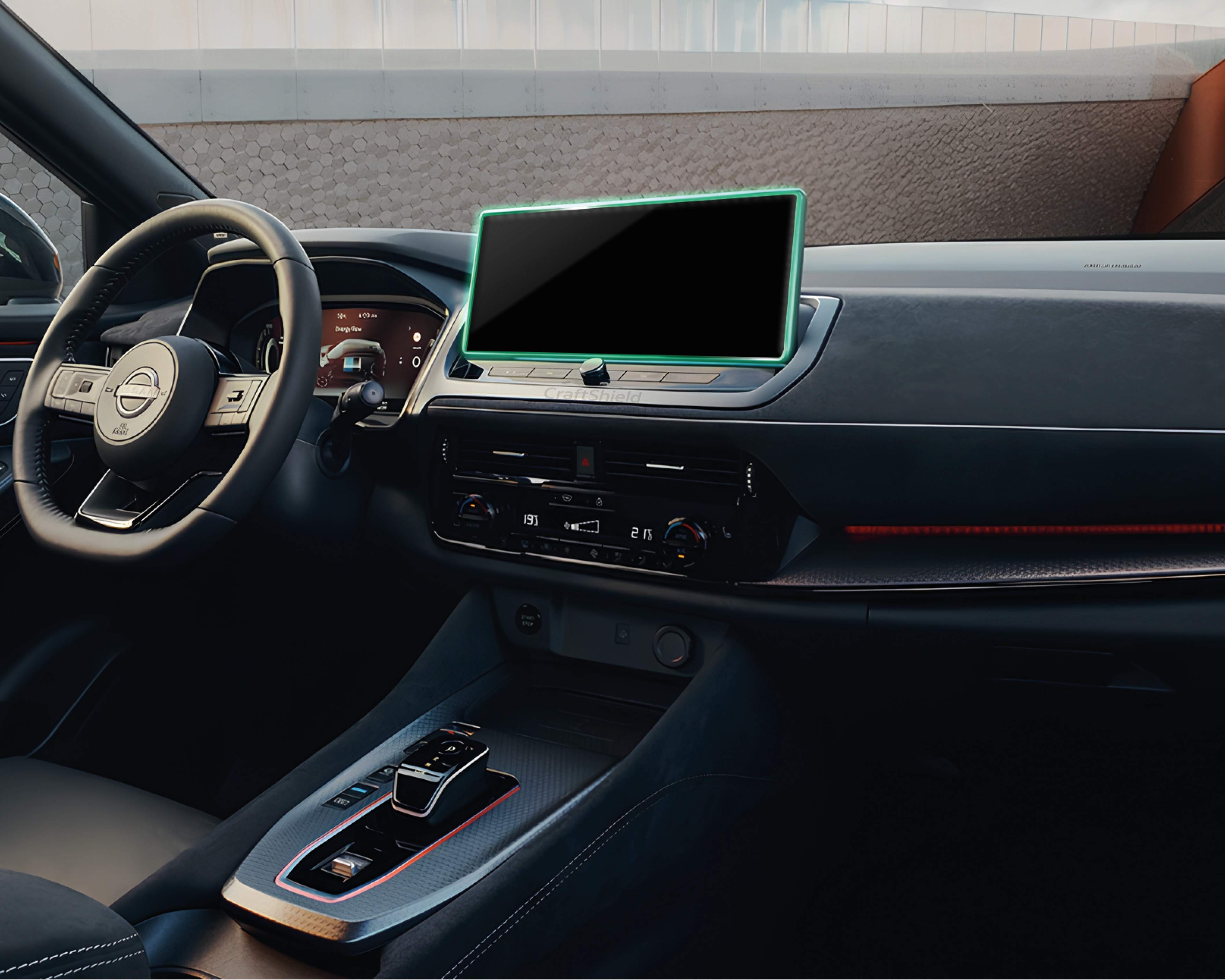 Nissan Qashqai (2024-2026) Uyumlu 12.3" Multimedya 9h Nano Ekran Koruyucu