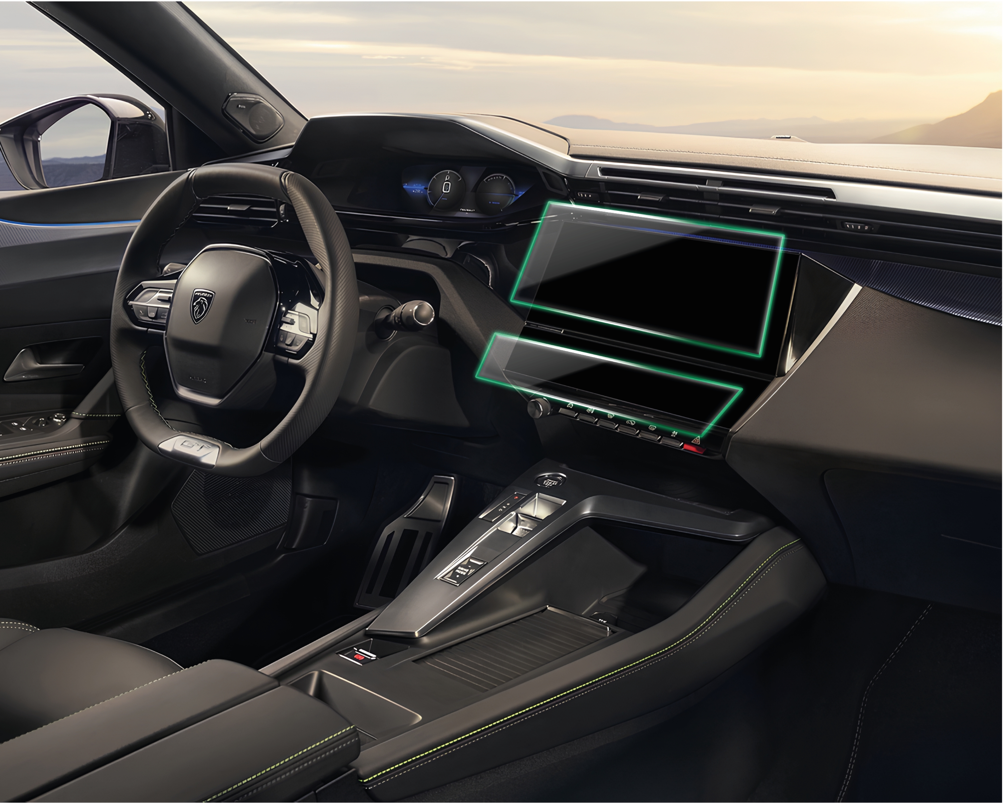 Peugeot 408 GT (2023-2026) Uyumlu Multimedya 9h Nano Ekran Koruyucu