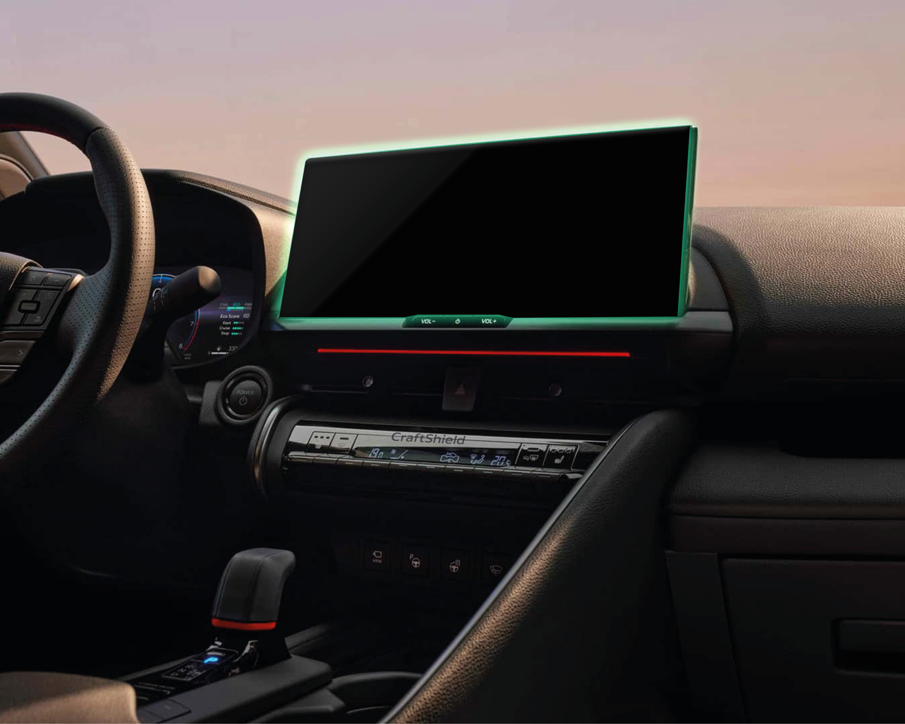 Toyota C-HR Hybrid (2024-2026) Uyumlu 12.3" Multimedya 9h Nano Ekran Koruyucu