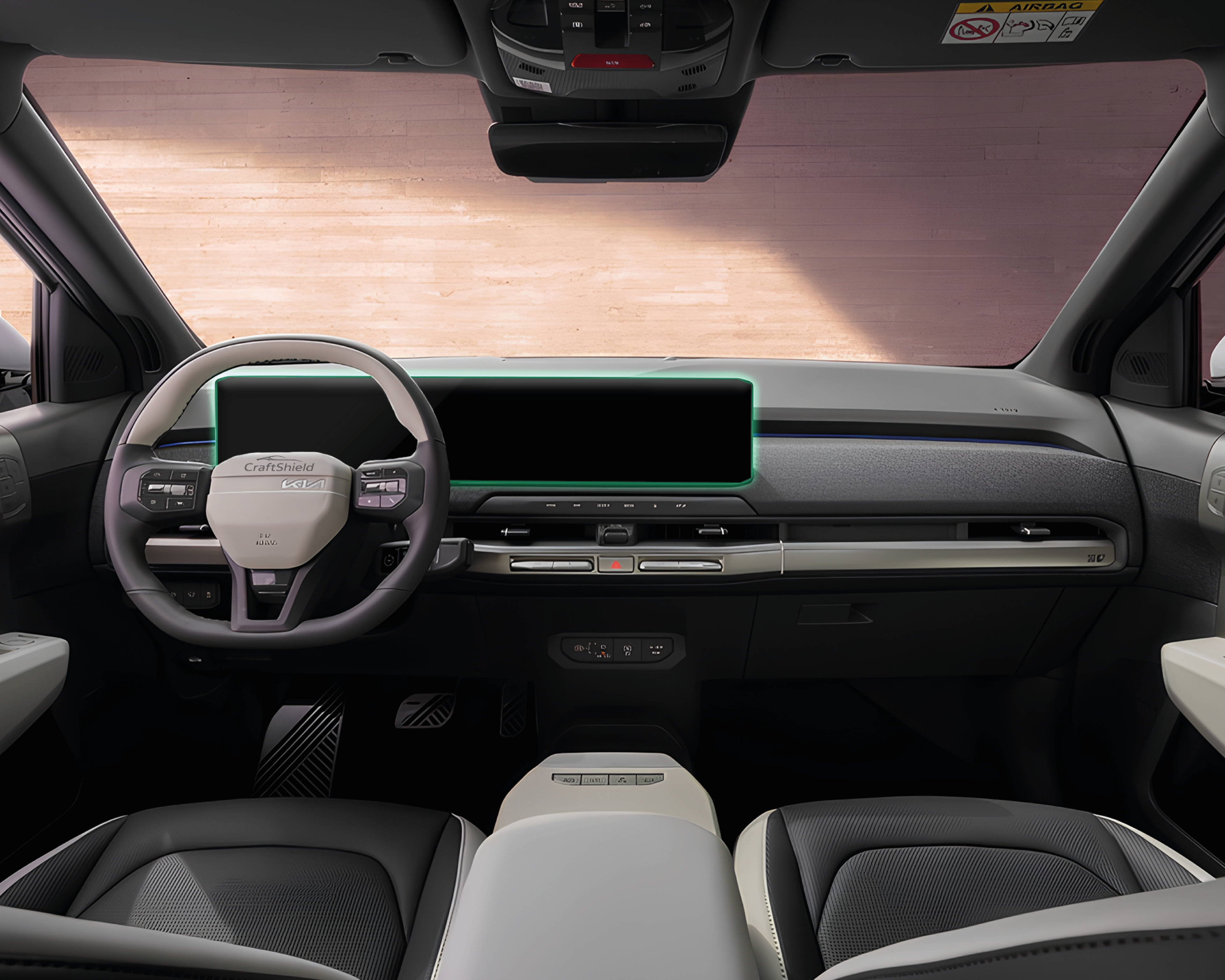Kia EV3 (2024-2026) Uyumlu 30" Panoramik Tek Parça 9h Nano Ekran Koruyucu