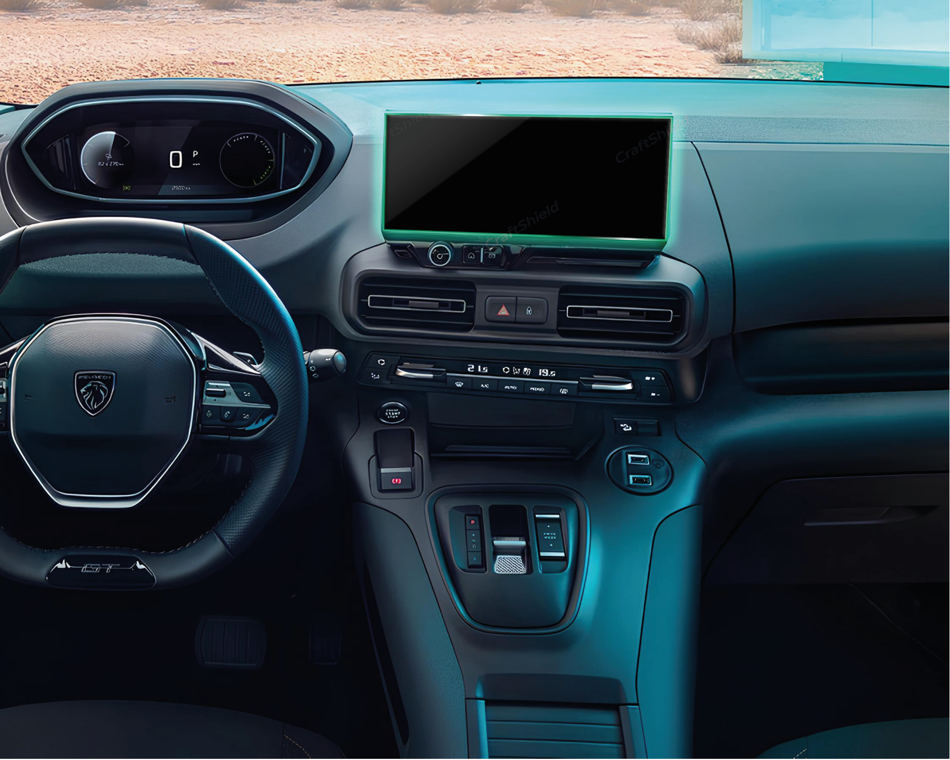 Peugeot Rifter (2024-2026) Allure ve GT Uyumlu 10" Multimedya 9h Nano Koruyucu