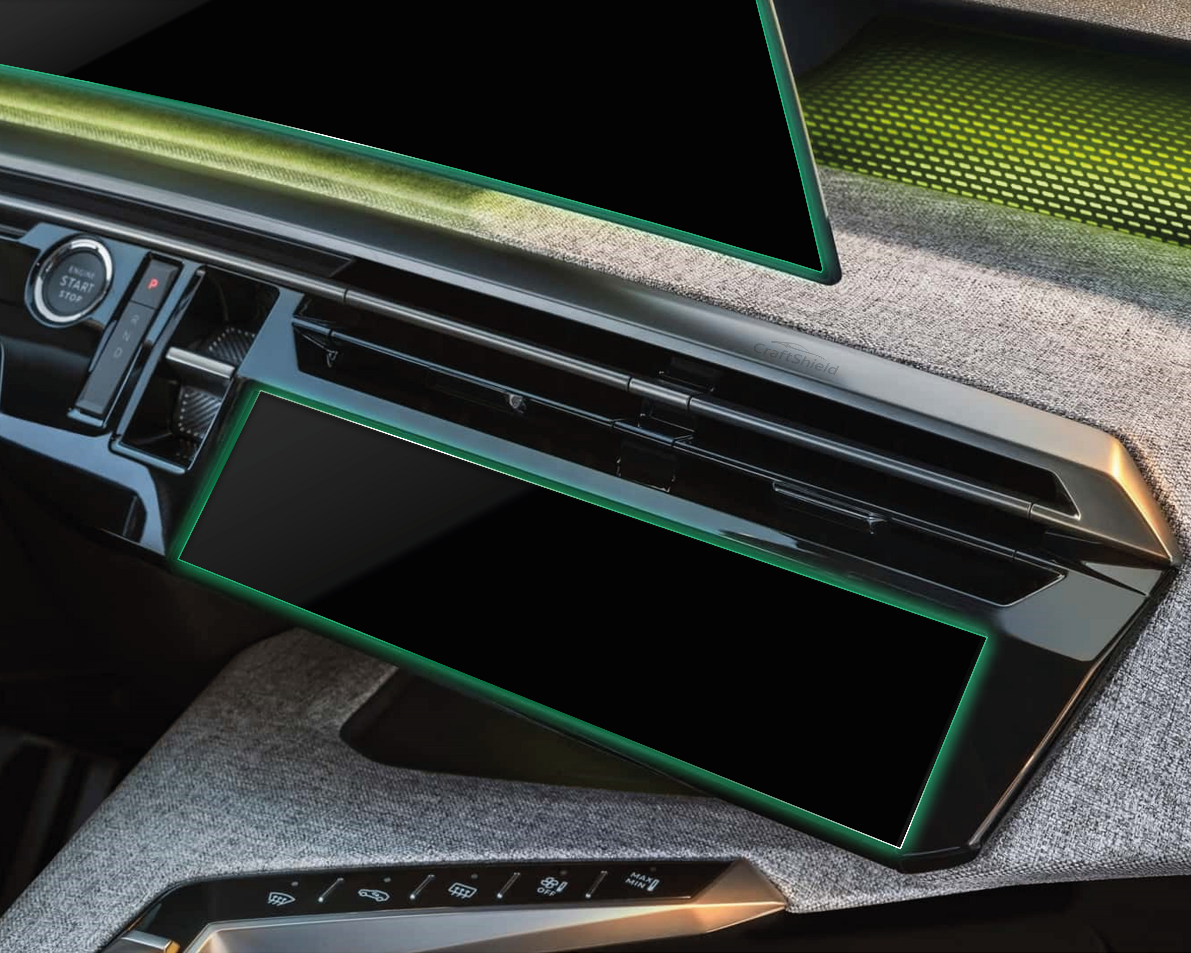 Peugeot 3008 / 5008 (2024-2026) Uyumlu 21" Panoramik ve i-Toggles Set 9h Nano Ekran Koruyucu