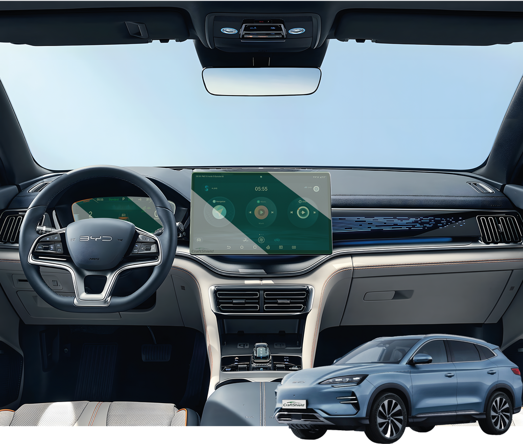 Byd Seal U Ev (2024-2026) Uyumlu Multimedya 15.6" ve Gösterge 10.1" Çift Set 9h Nano Ekran Koruyucu
